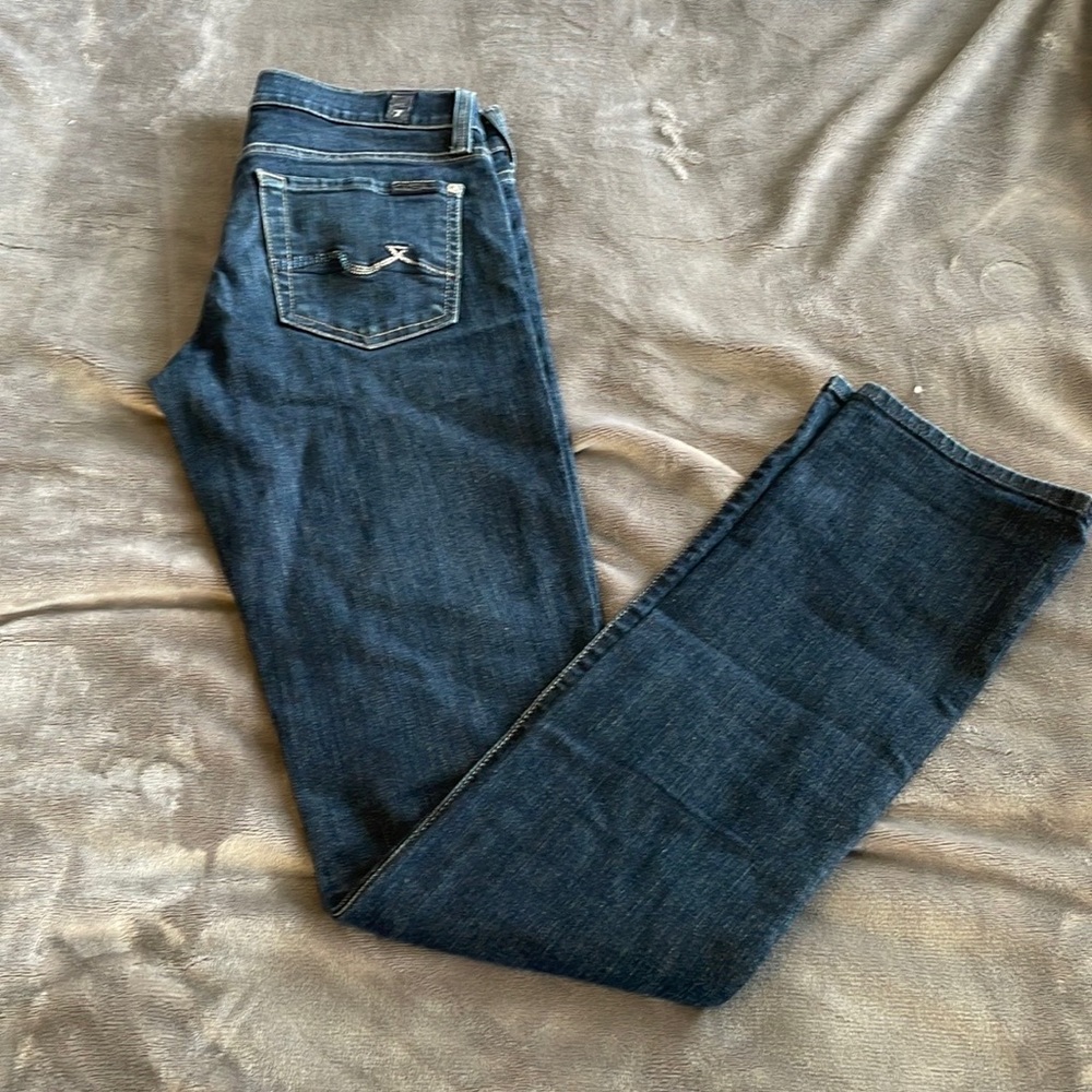 7 for all mankind straight leg jeans